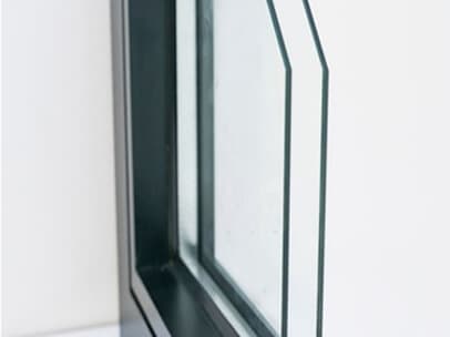 Two pane glass with Argon Gas